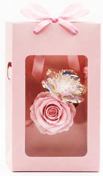 adorno osito con rosa 2